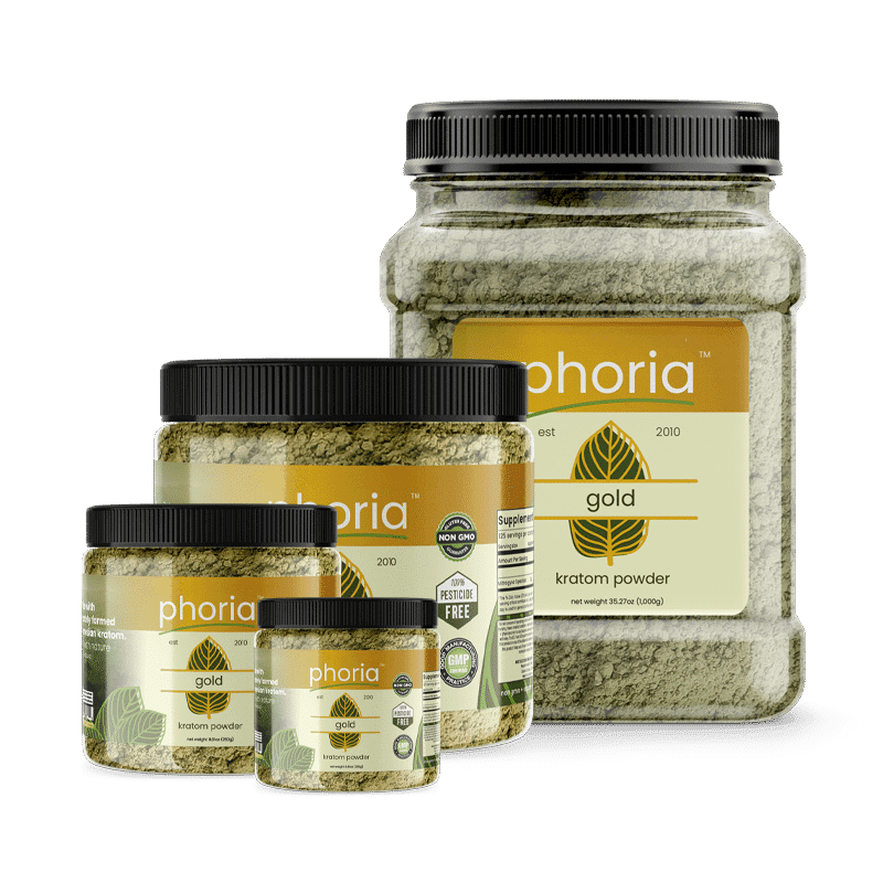 Phoria Gold Kratom Powder - Main Product Image