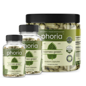 Phoria Borneo Green Vein Kratom Capsules