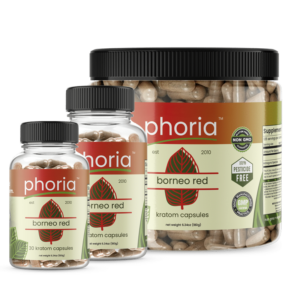 Phoria Borneo Red Vein Kratom Capsules