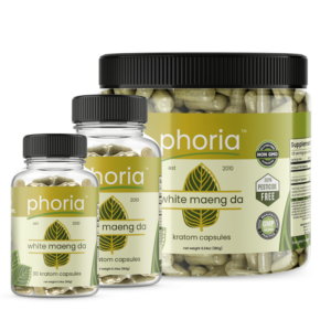 Phoria White Maeng Da Kratom Capsules