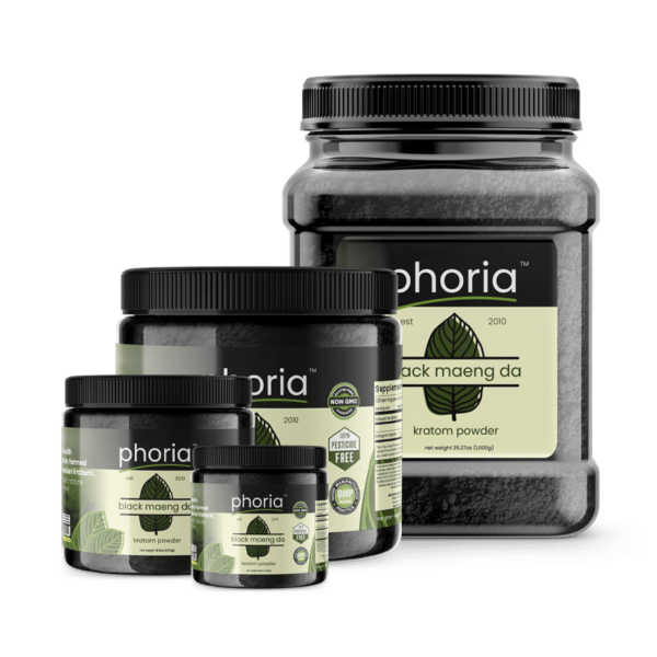 Phoria Black Maeng Da Kratom Powder