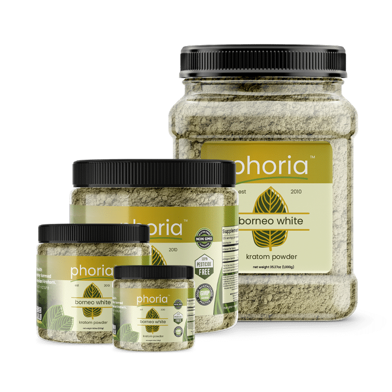 Phoria Borneo White Vein Kratom Powder