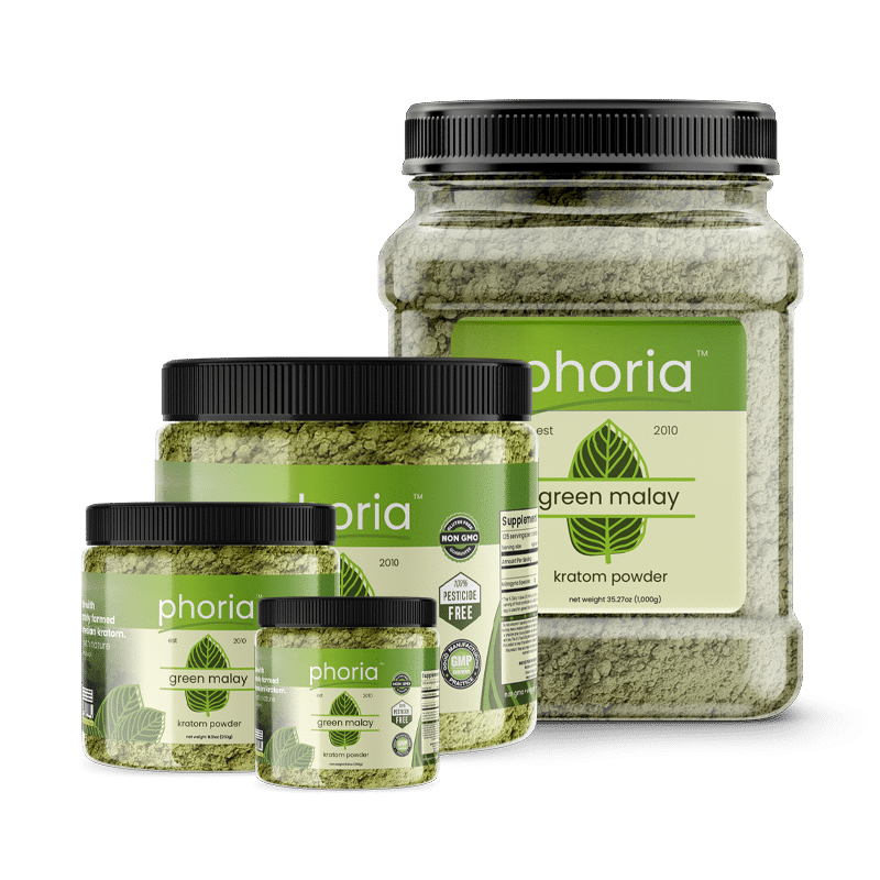 Phoria Green Malay Kratom Powder