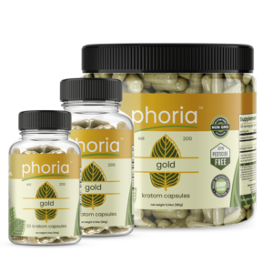 Phoria Gold Kratom Capsules