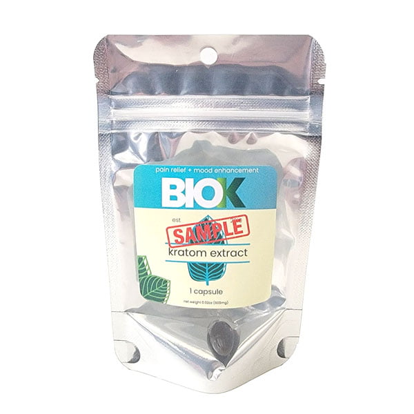 Free Sample – BioK Kratom Extract – 2 Softgels
