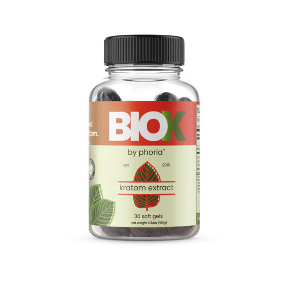 BioK Kratom Soft Gels