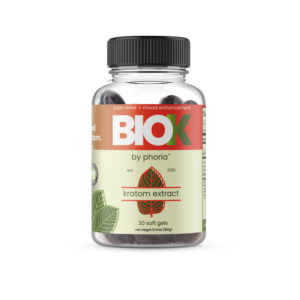 Phoria BioK™ Kratom Extract Soft Gels