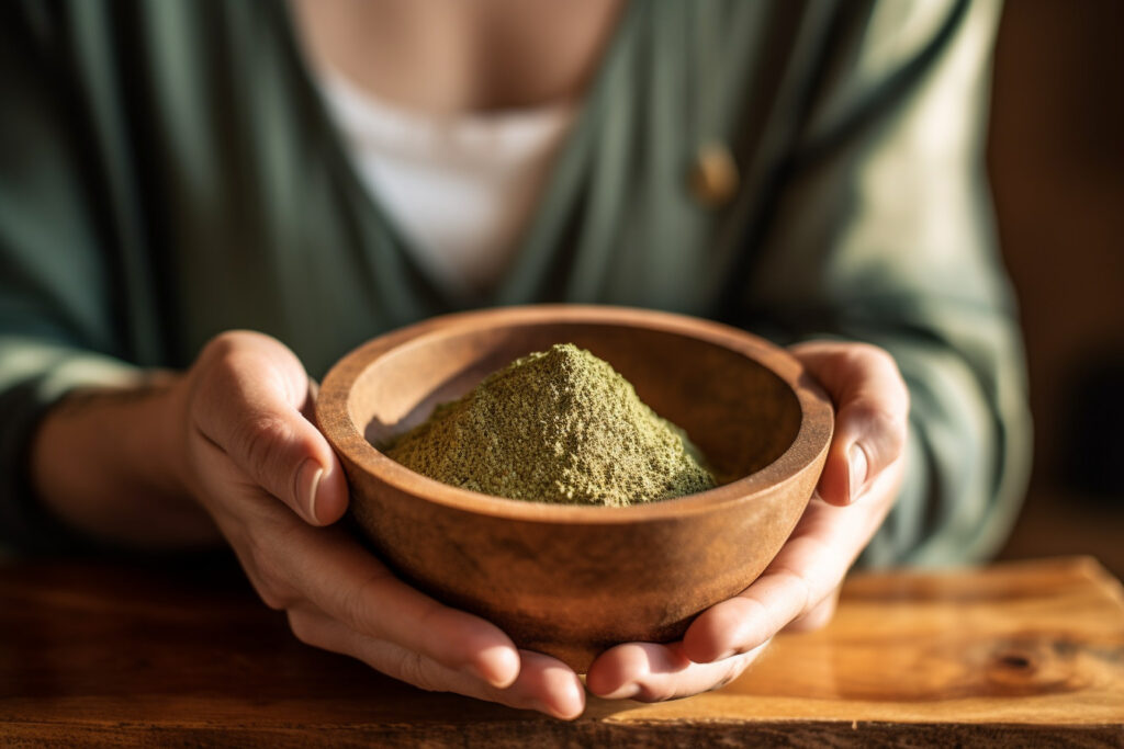 Bali Kratom in a Bowl